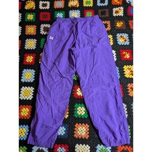 Speedo Vintage Men's Size XL Purple 90s Nylon Lined Active Parachute Pants 24